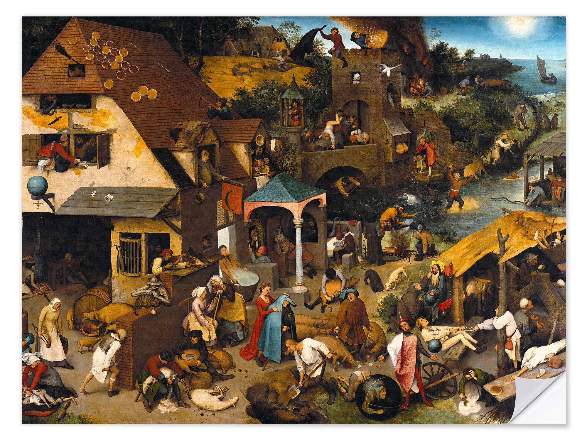 Wandfolie Pieter Brueghel d.Ä.