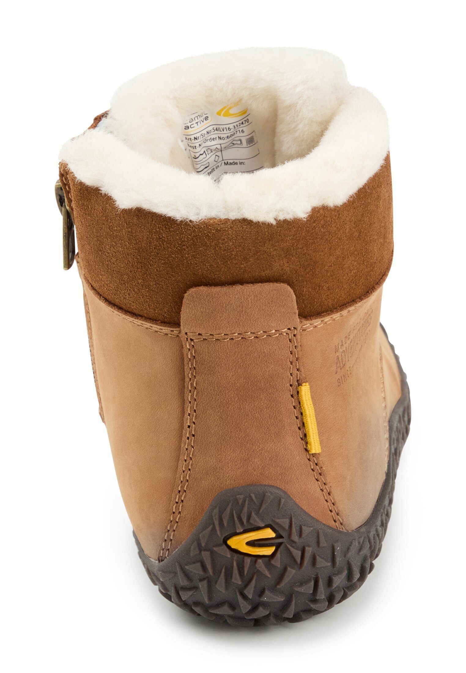 camel active Gefütterter Schnürschuh mit Gummisohle Sneaker