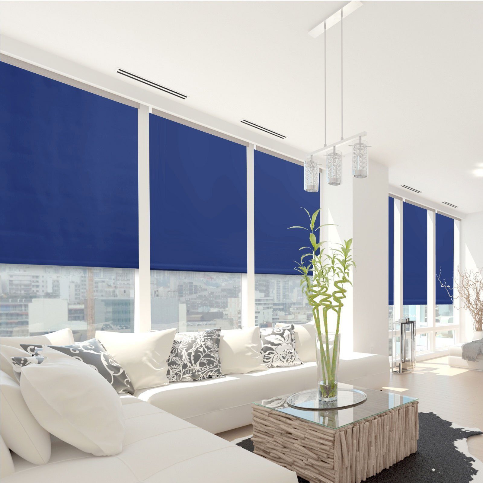 Verdunklungsrollo Blackout, Verschiedene Farben & Größen, Rollo, casa pura, günstig online kaufen