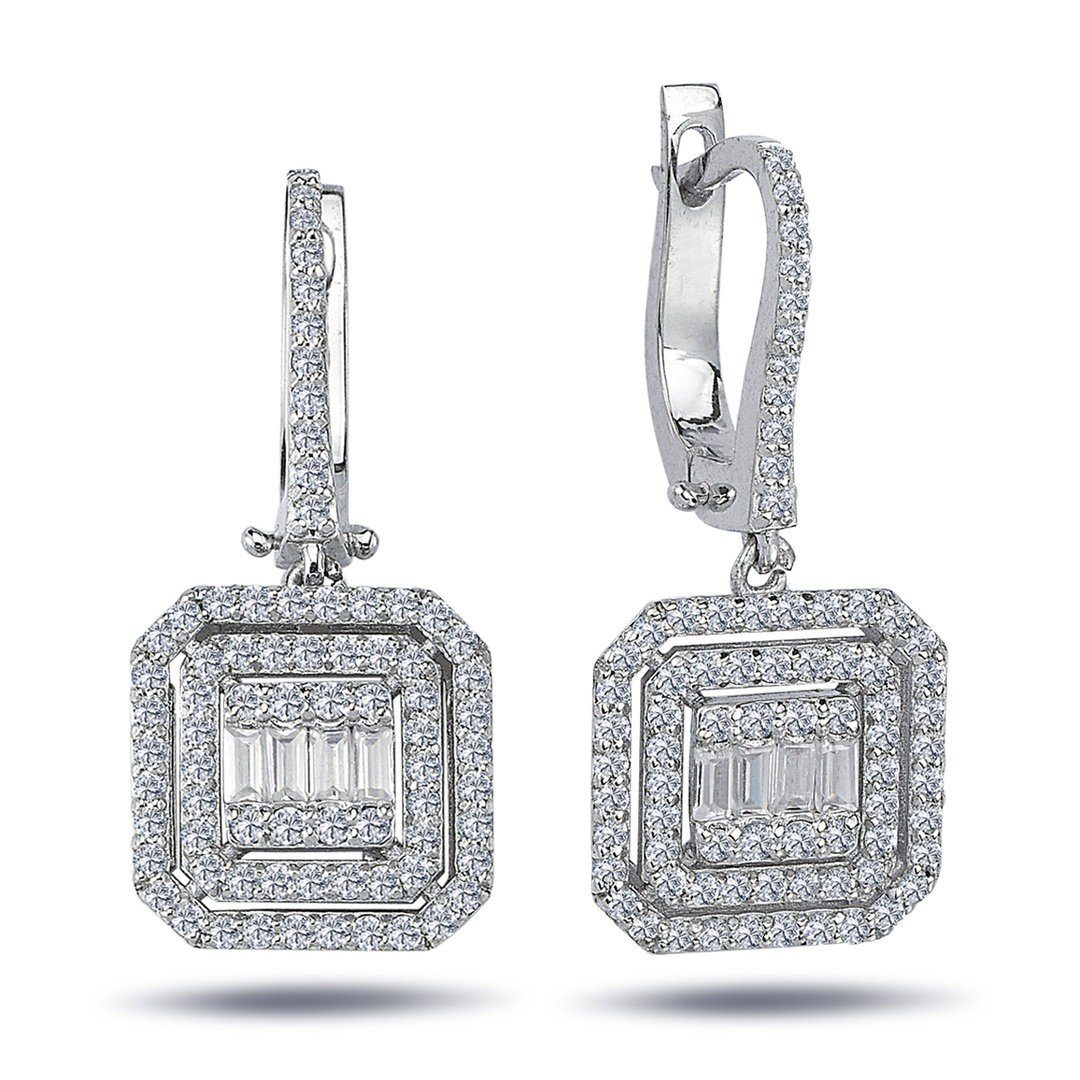 EinStein Diamant Paar Ohrhänger Baguette & günstig online kaufen