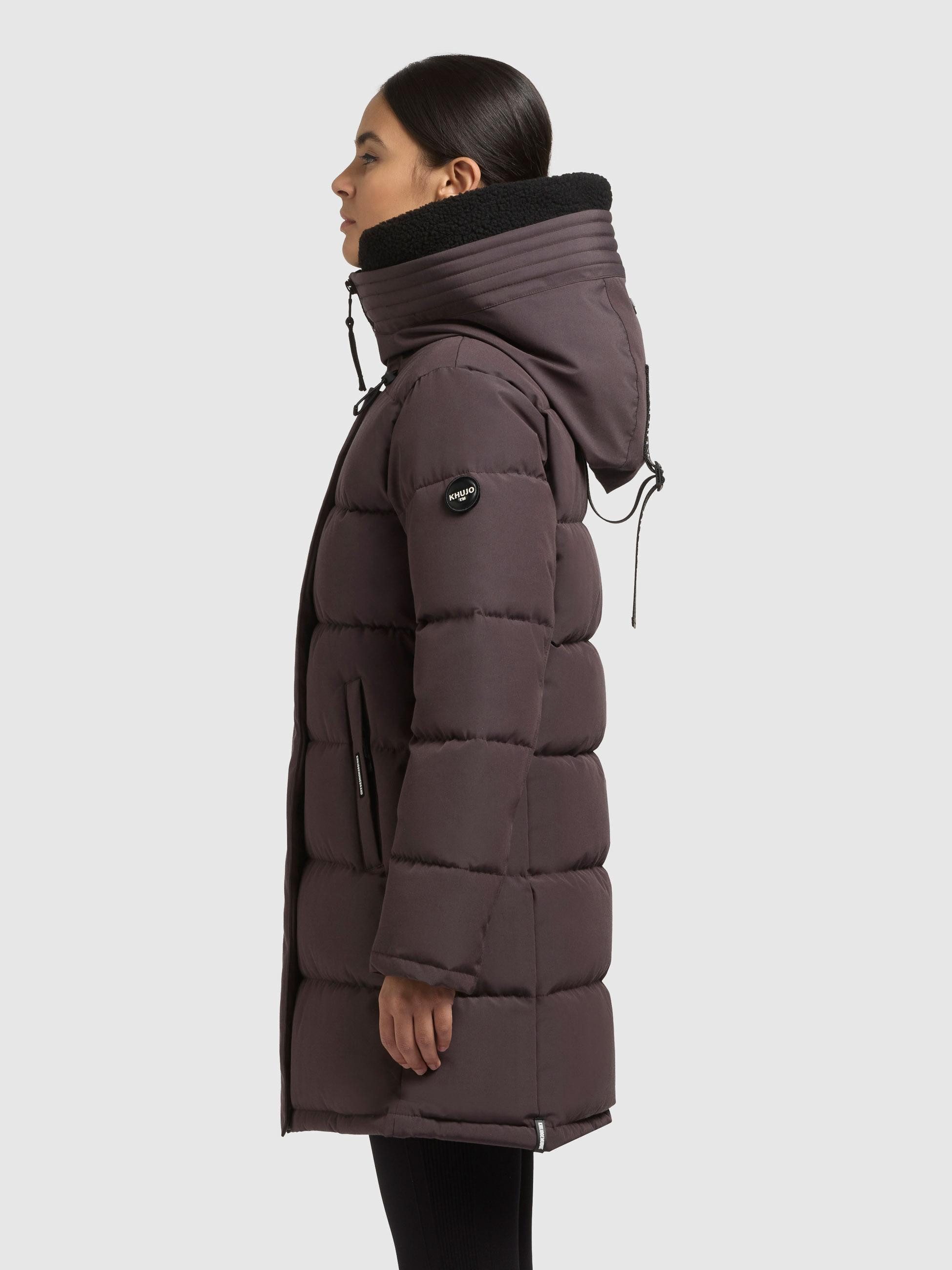 khujo Steppmantel Kelsi Langer Damen Mantel günstig online kaufen