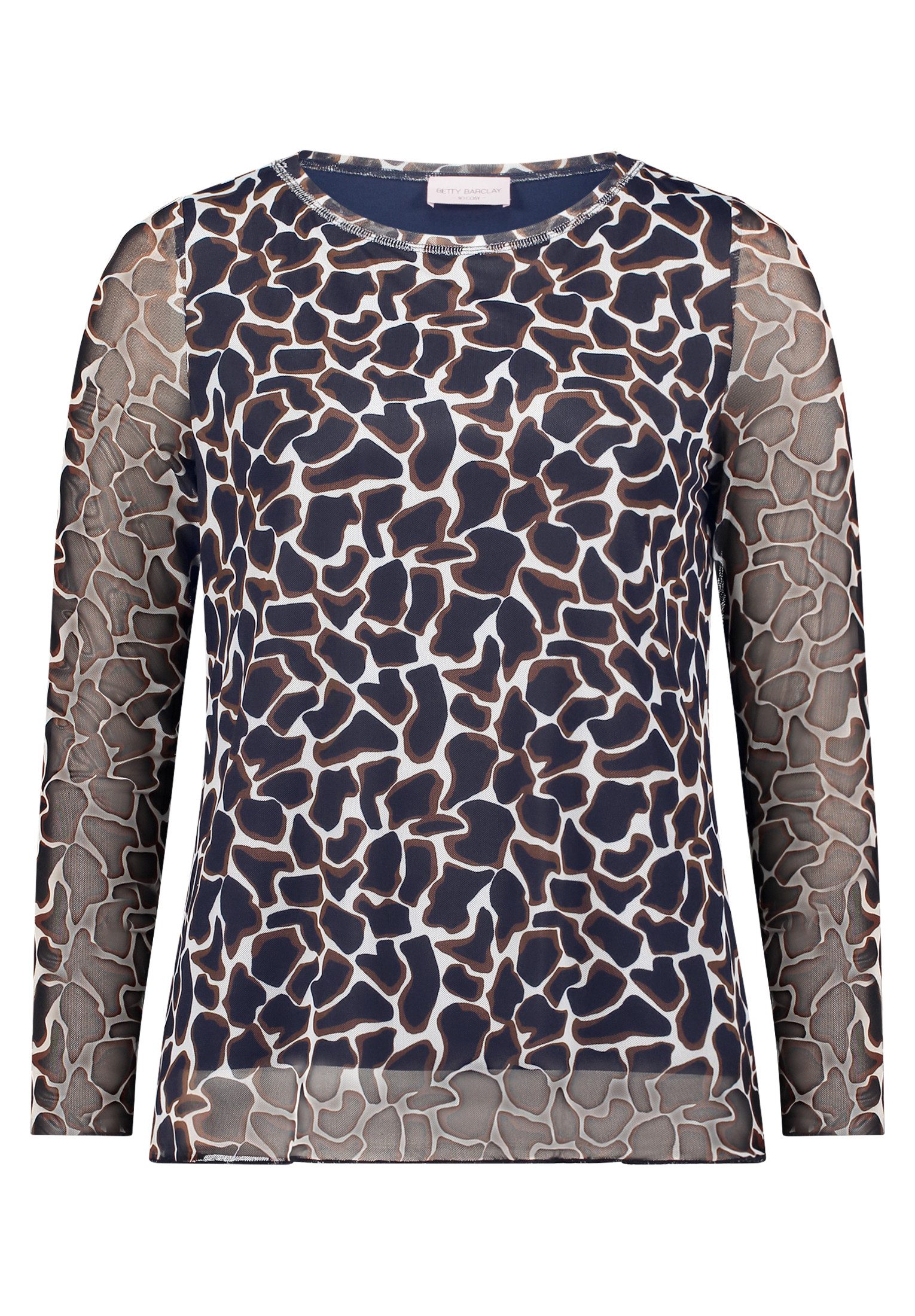 Betty Barclay Kurzarmshirt Damen mit Animalprint (1-tlg) günstig online kaufen