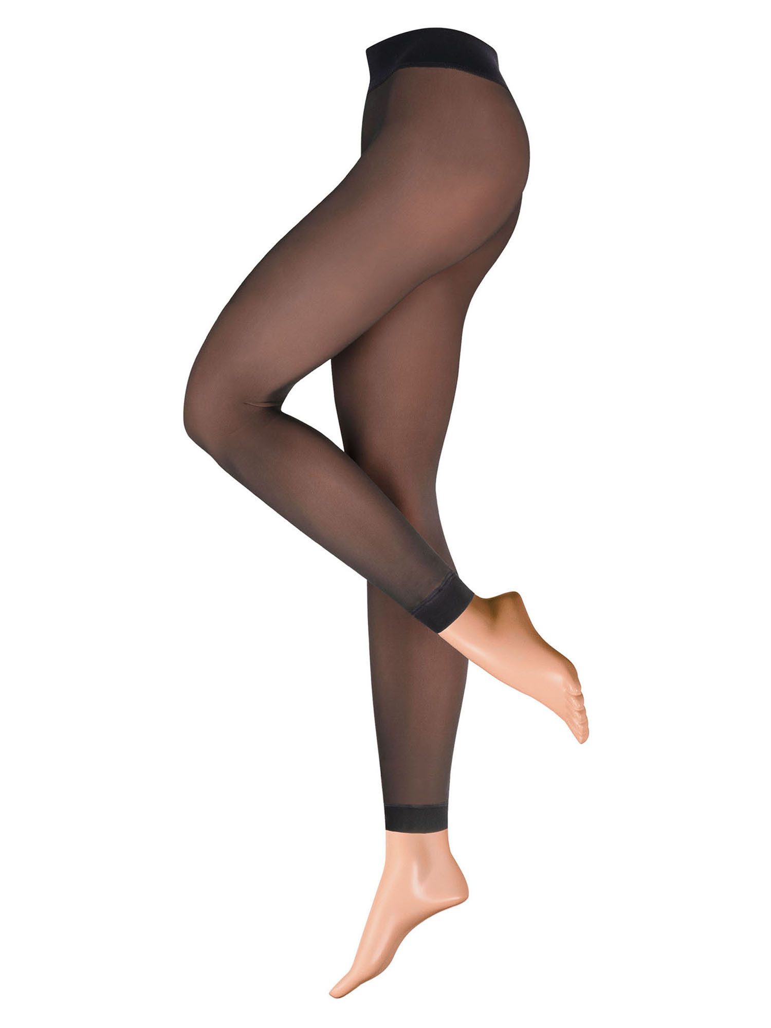 Nur Die Leggings Warm & Transparent (2-tlg) Tights, Stretchhose, Sportleggings
