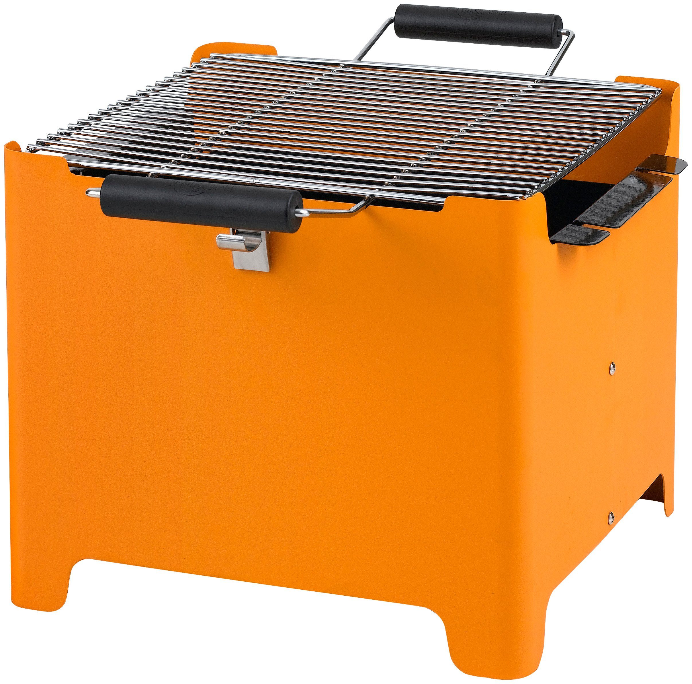 Tepro Holzkohlegrill Chill&Grill Cube, BxTxH: 54x36x35 cm