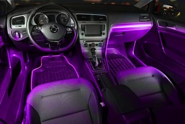 WALSER Auto-Fußmatte Walser Universal Fußmatten Glow mit Fernbedienung