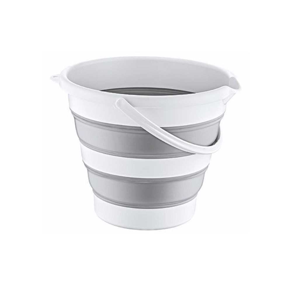 VERK GROUP Falteimer 12L Falteimer Camping faltbarer Falt Eimer Campingeimer Silikon Wasser