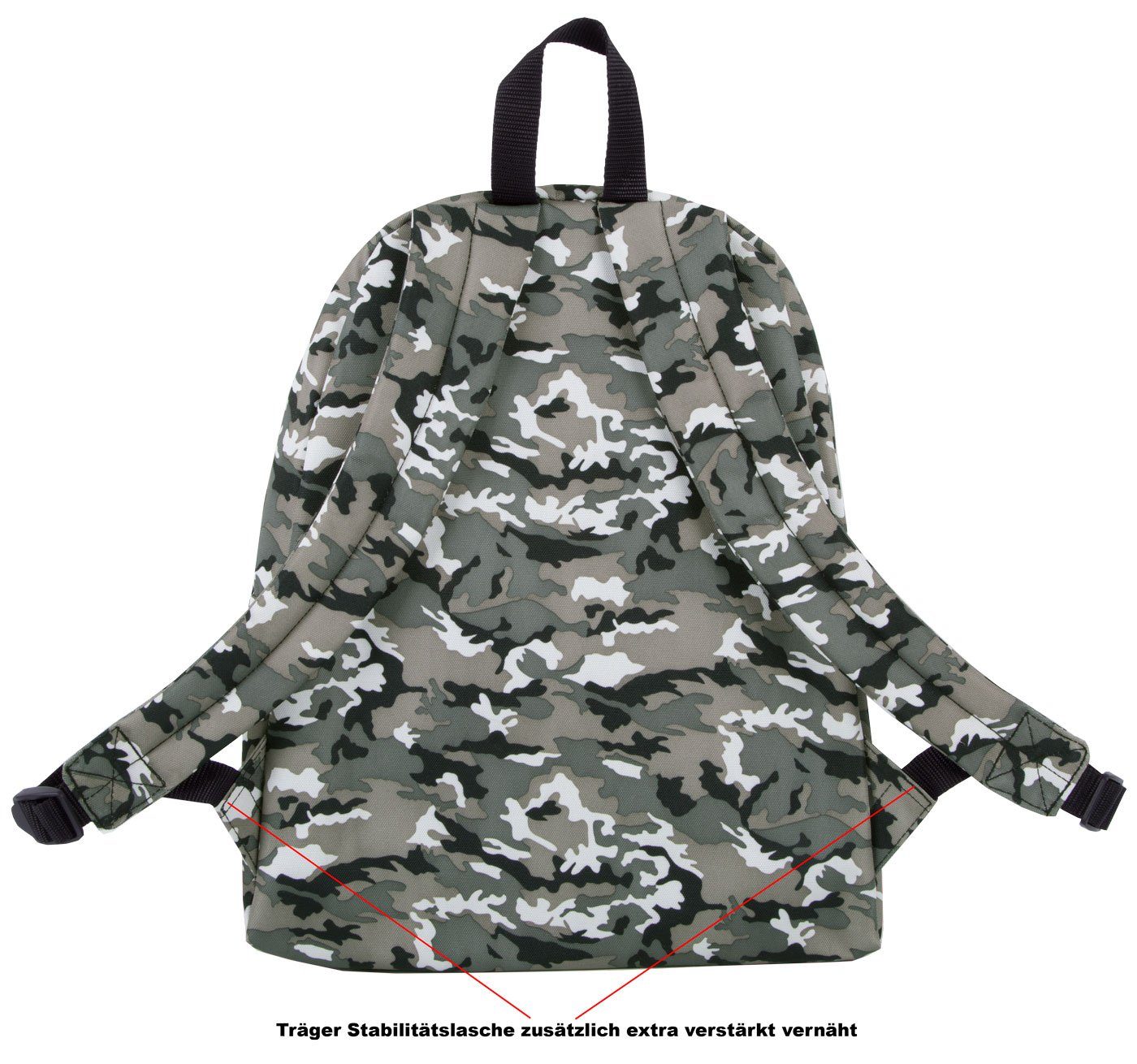 in Freizeitrucksack Camouflage, Sportrucksack herausnehmbaren Ice Classic Camo Backpack mit 2Stoned Einlegeboden