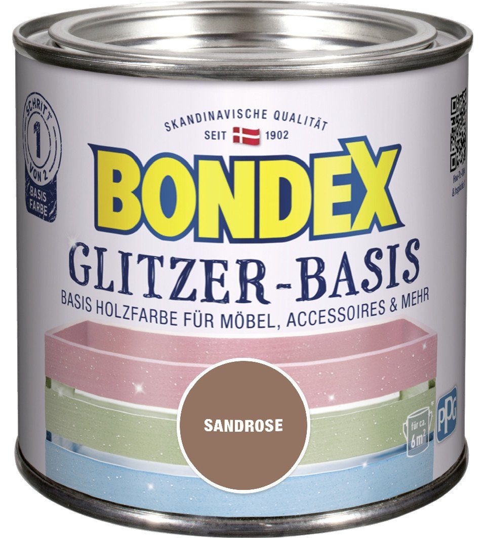 Bondex Holzschutzlasur Bondex Glitzer-Basis 500 ml basis sandrose