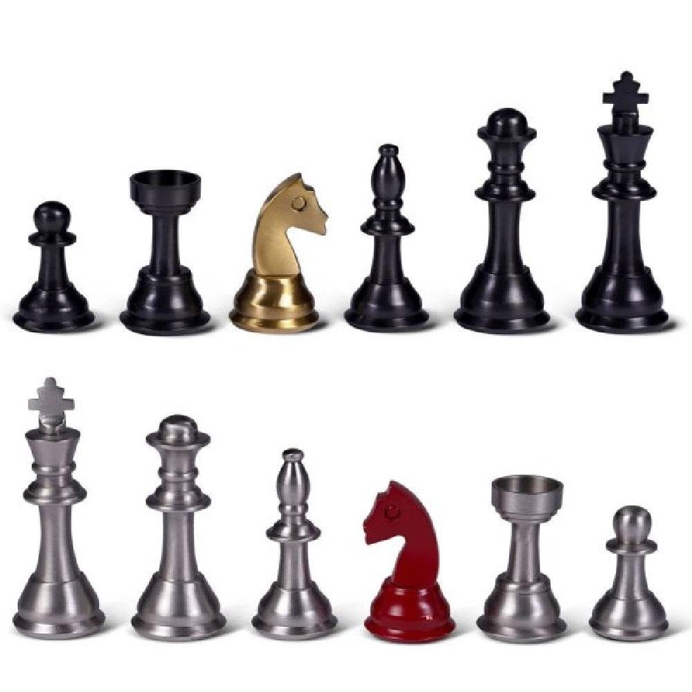 AUTHENTIC MODELS Dekofigur Chess Set Metal
