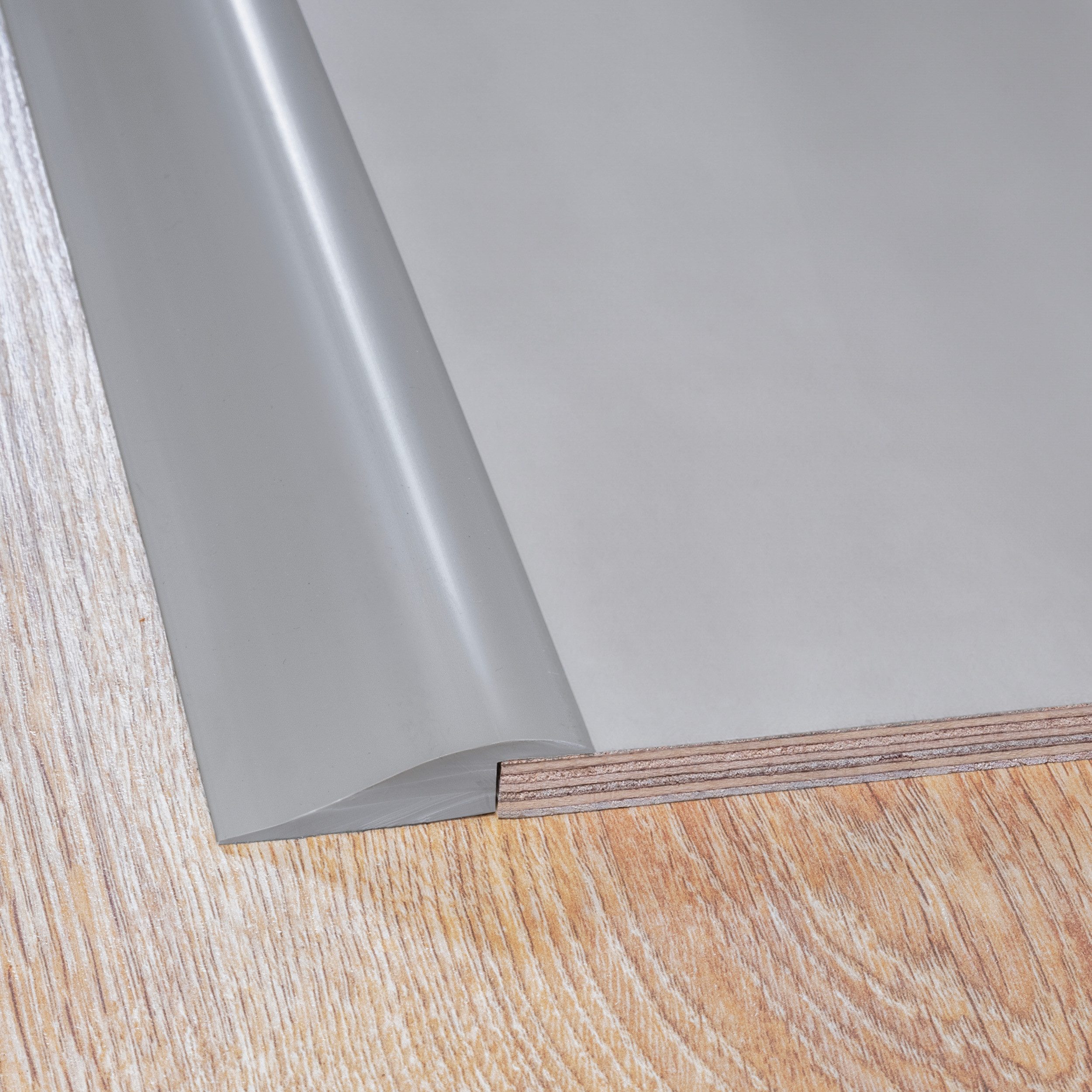 Quest Übergangsprofil Übergangsleiste selbstklebend 50 x 7 mm, Höhenausgleich (1-St), selbstklebend, Höhenausgleich 1-7 mm, 100 cm – Bild 3 von 5