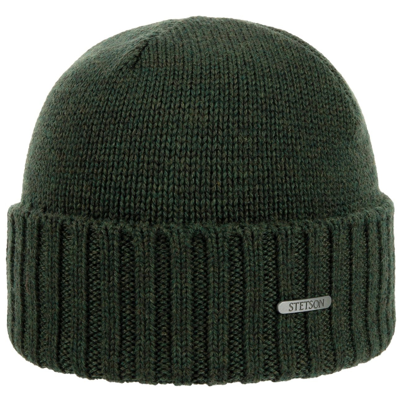 Stetson Beanie (1-St) Strickmütze mit Umschlag, Made in Italy