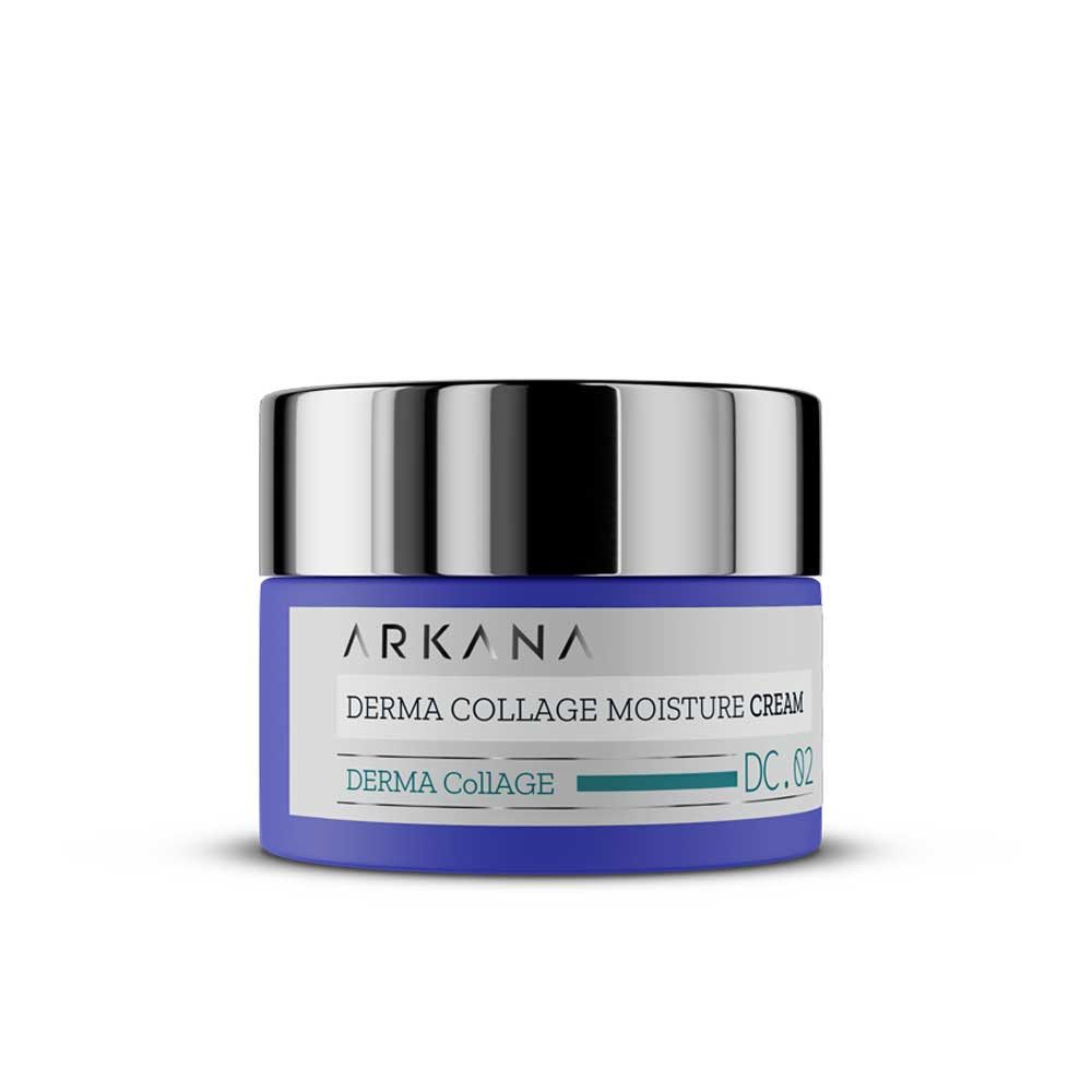 Arkana Anti-Aging-Creme Derma CollAge Moisture Cream 50ml, Hyaluronsäure und Collagen Amino Acids, intensiv feuchtigkeitsspendend
