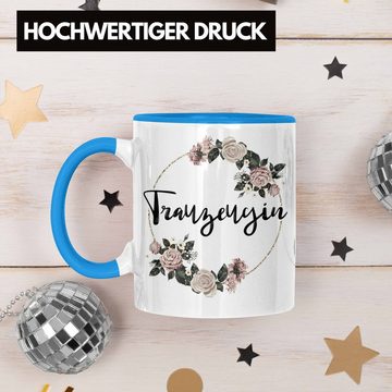 Trendation Tasse Trendation - Beste Trauzeugin Tasse Geschenk Frau Danke Geschenke Trauzeugin Dankeschön