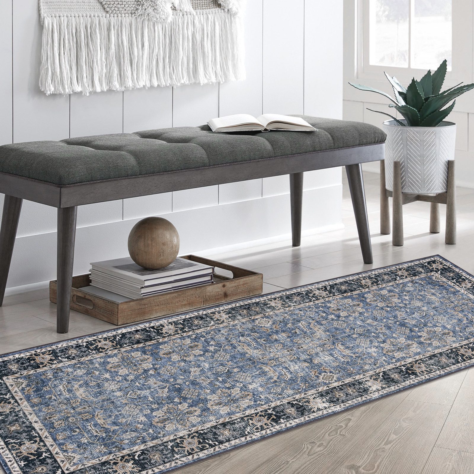GarveeMore Teppich Boho Teppich Wohnzimmer Waschbare günstig online kaufen