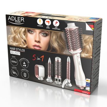 Adler Haarstyler Adler - Haarstyler 5 in 1 - 1200W - 5 Aufsätze