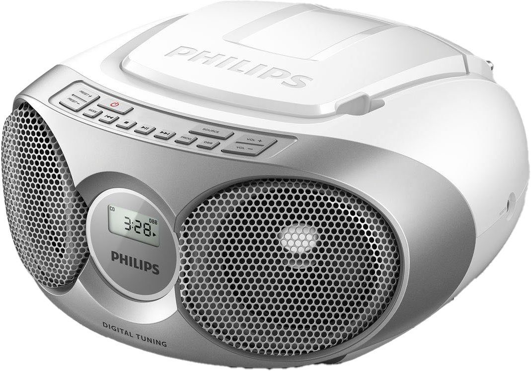 Philips AZ215S Radio 3 CD-R (FM-Tuner, von und Wiedergabe CD, CD-RW W)