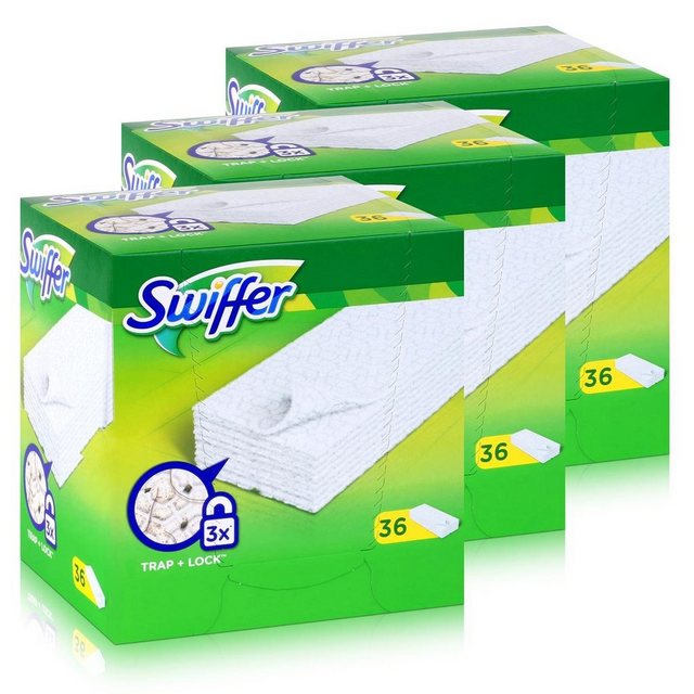 Swiffer 3x Swiffer Trocken Bodenwischtücher 36er Reinigungstücher
