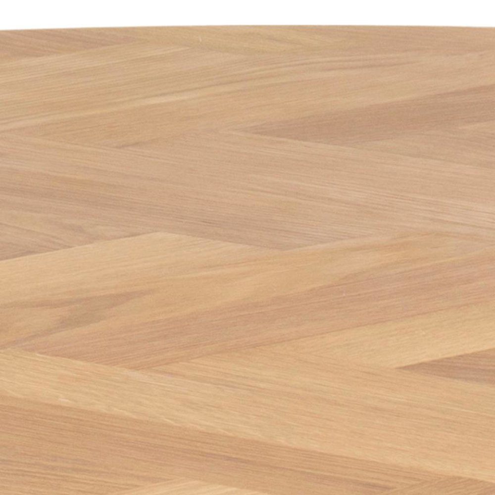 ACTONA GROUP Esstisch Nagano Esstisch Ø120cm, Fischgrät eichendekor. (1-St)