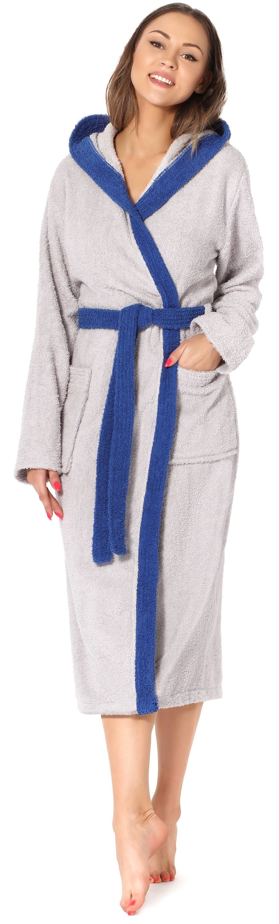 Ladeheid Bademantel Damen Frottee Bademantel aus günstig online kaufen