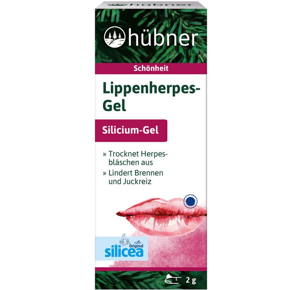Hübner Lippenherpes-Gel, 2 g Gesichtspflege Anton silicea