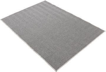 Teppich Boho 106, carpetfine, rechteckig, Höhe: 4 mm, robustes Flachgewebe, Sisal Optik, UV-beständig, Außenbereich
