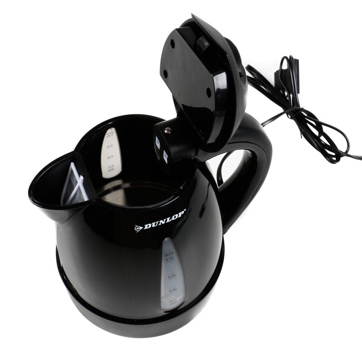 Dunlop Reise-Wasserkocher Auto Wasserkocher, 0,8 l, 150 W, Auto 12 Volt Wasserkocher – Bild 3 von 5