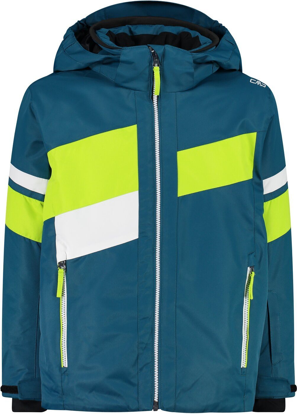 Skijacke KID JACKET SNAPS HOOD DEEP LAKE