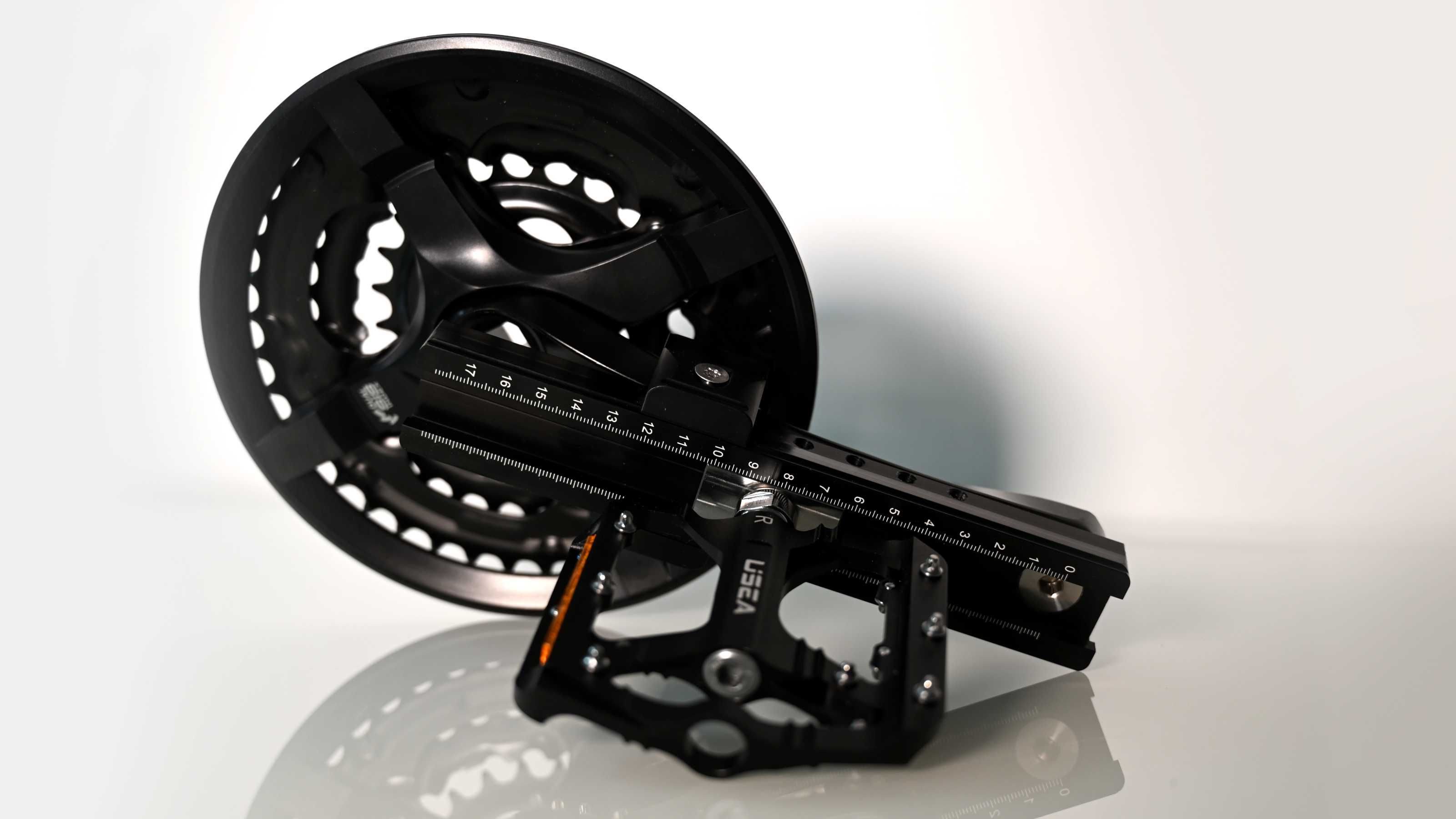 WEXELPUNKT Fahrradkurbel WX Vario, Universal-Adapter Kurbelverkürzer stufenlos 10-170 mm Tretkurbel links