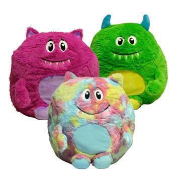 Haus und Deko Zierkissen Monster Kuschelkissen 35 x 40 cm Kinder Dekokissen Zierkissen Autokiss, (1 St)