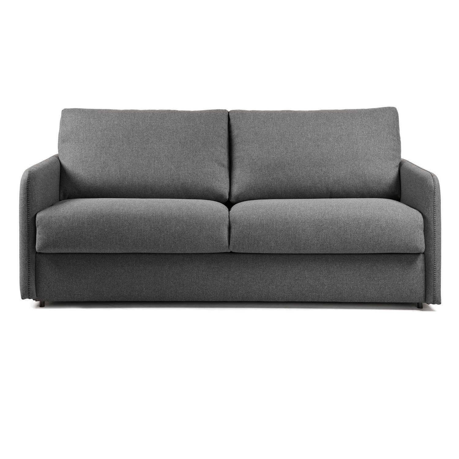 Natur24 Schlafsofa Schlafsofa Kymoon anthrazit 160cm visco Couch Sitzgarnitur