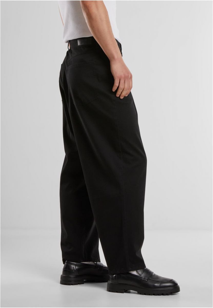URBAN CLASSICS Funktionshose Tapered Twill Baggy Pants Herren Hosen
