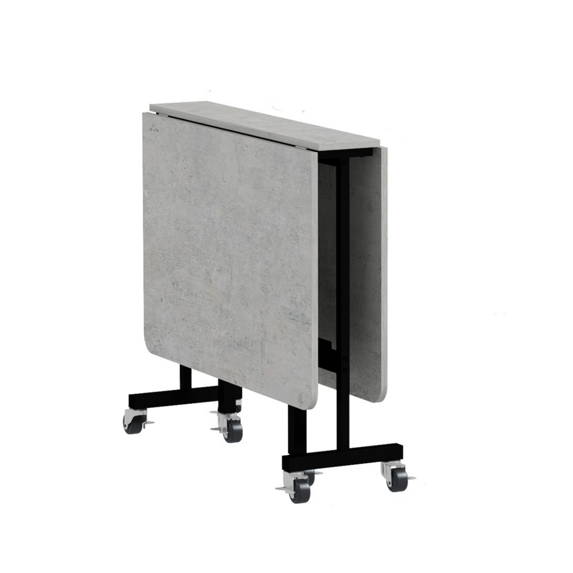 BBWL Klapptisch Klapptisch mit Rollen, ausziehbarer Esstisch für 4–6 Person günstig online kaufen