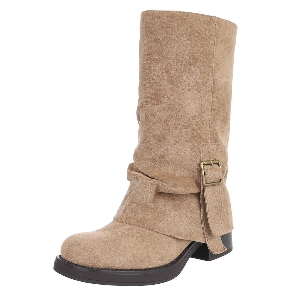 Ital-Design Damen Stiefel mit Schnalle – günstig online kaufen