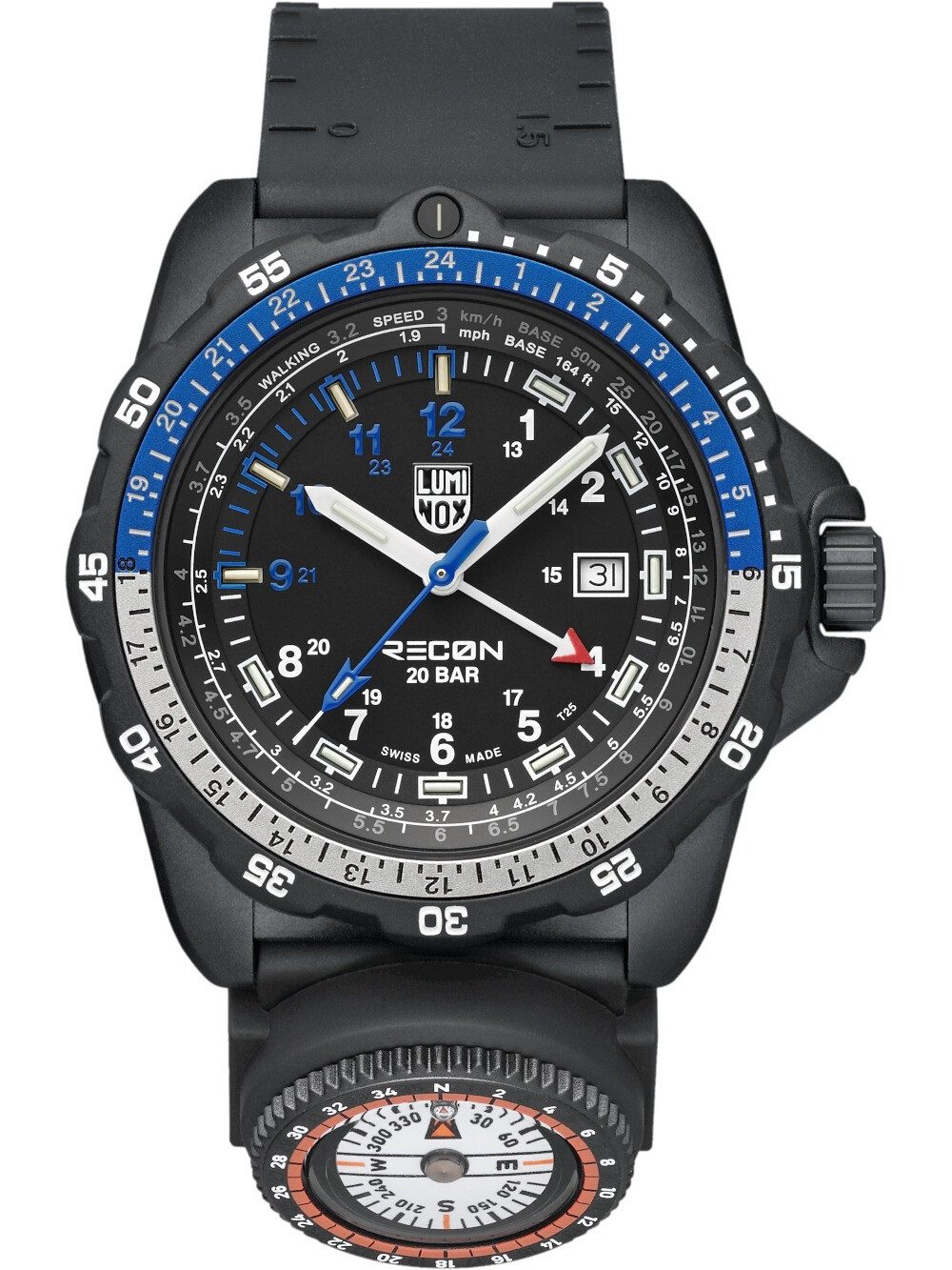 Luminox Quarzuhr Luminox XL.8833 Herrenuhr Recon Nav Spec GMT 46mm 20ATM Luminox XL.8833 Herrenuhr Recon Nav Spec GMT 46mm 20ATM
