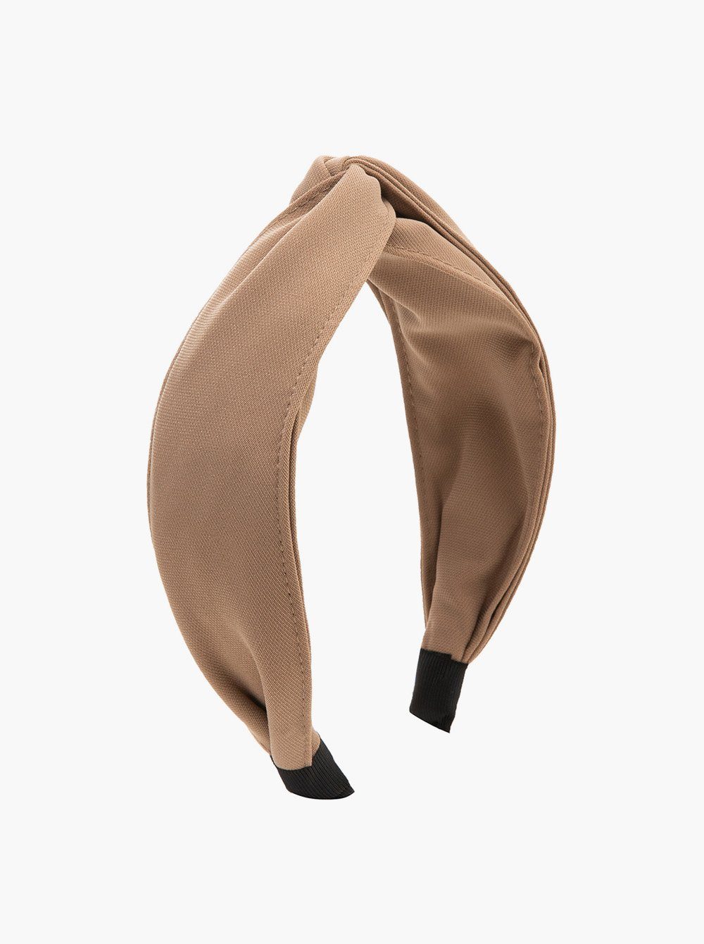 axy Haarreif Breiter Haarreif mit raffinierten Knoten Stoff bezogen, elegant Damen Haareifen Haarband