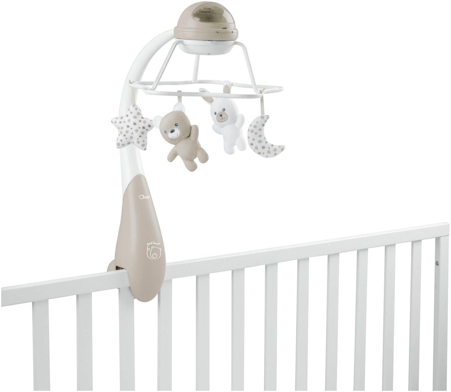 Chicco Mobile 3in1, beige, mit Regenbgenprojektion