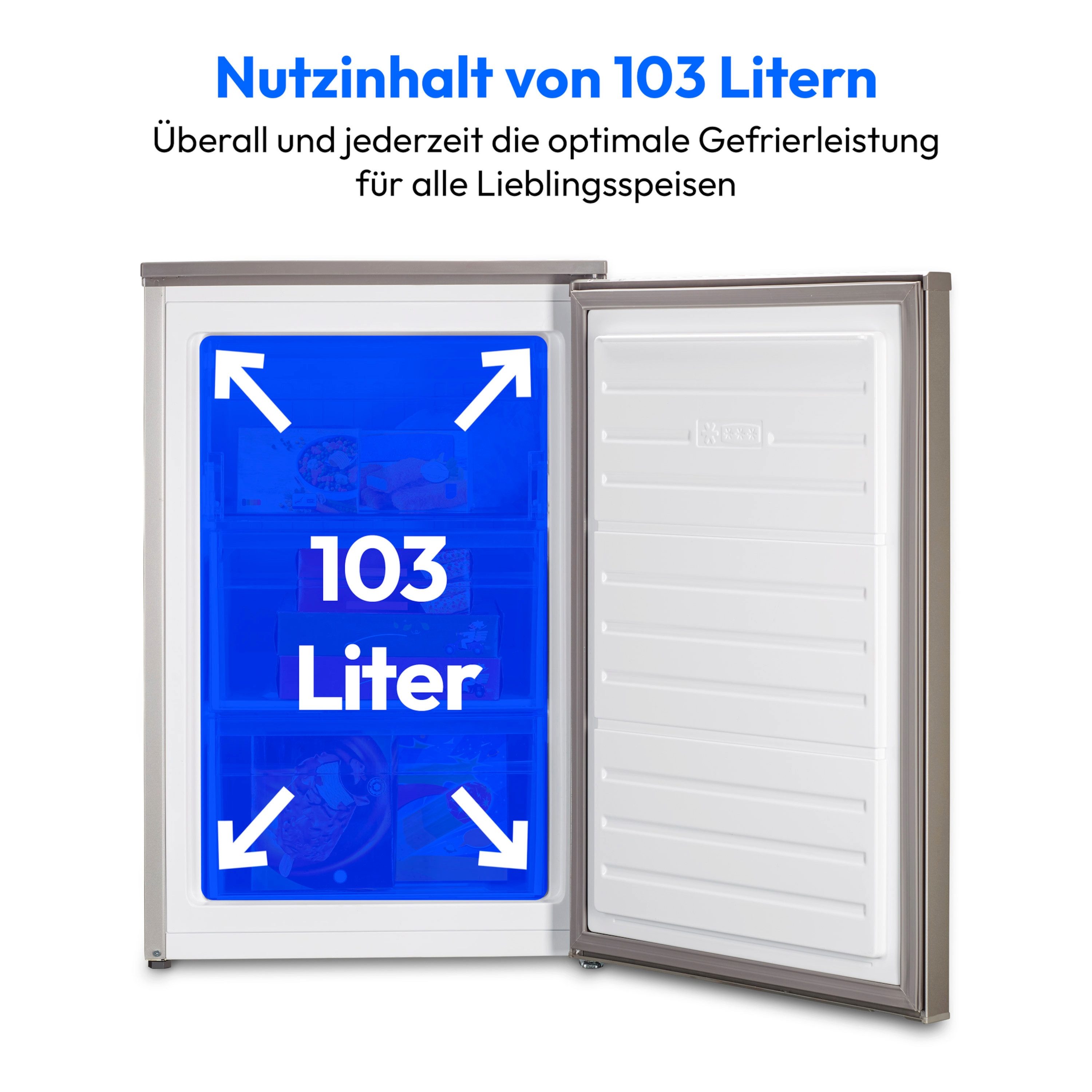 Medion® Gefrierschrank MD37777, 84 cm hoch, 54 cm breit