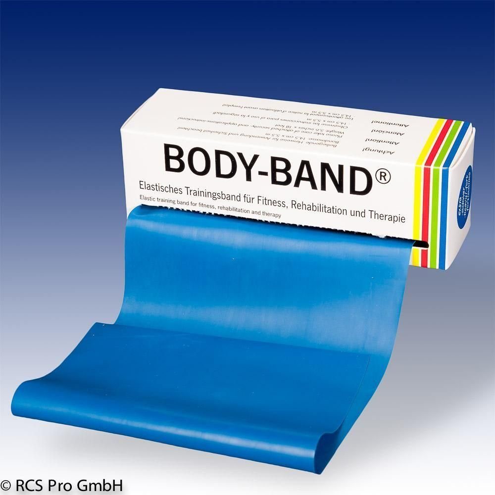 Dittmann Gymnastikbänder Dittmann Body Band 5,5 Meter blau-gelb-blau-grün-rot
