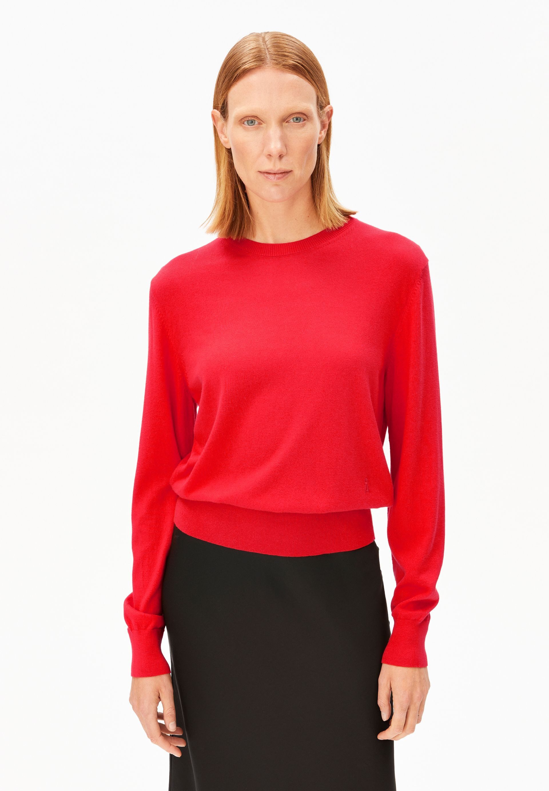 Armedangels Strickpullover FINE KNIT Pullover aus TENCEL™ Modal Mix Regular Fit