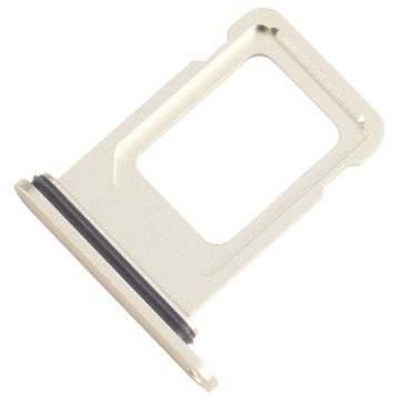 Wigento SIM + SIM Card Tray für Apple iPhone 15 Plus Ersatzteil Gelb Tablet-Adapter, 0 cm