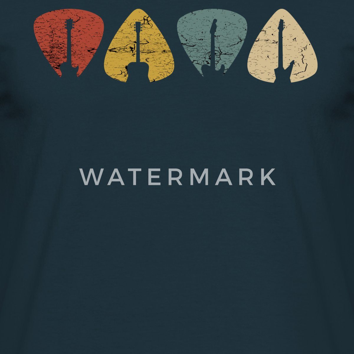 Spreadshirt T-Shirt Gitarre Geschenk Plektrum Männer T-Shirt (1-tlg) günstig online kaufen