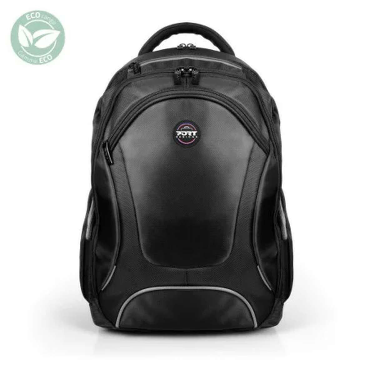 Port Notebook-Rucksack PORT Designs Courchevel II Eco Rucksack Lässiger Rucksack Schwarz