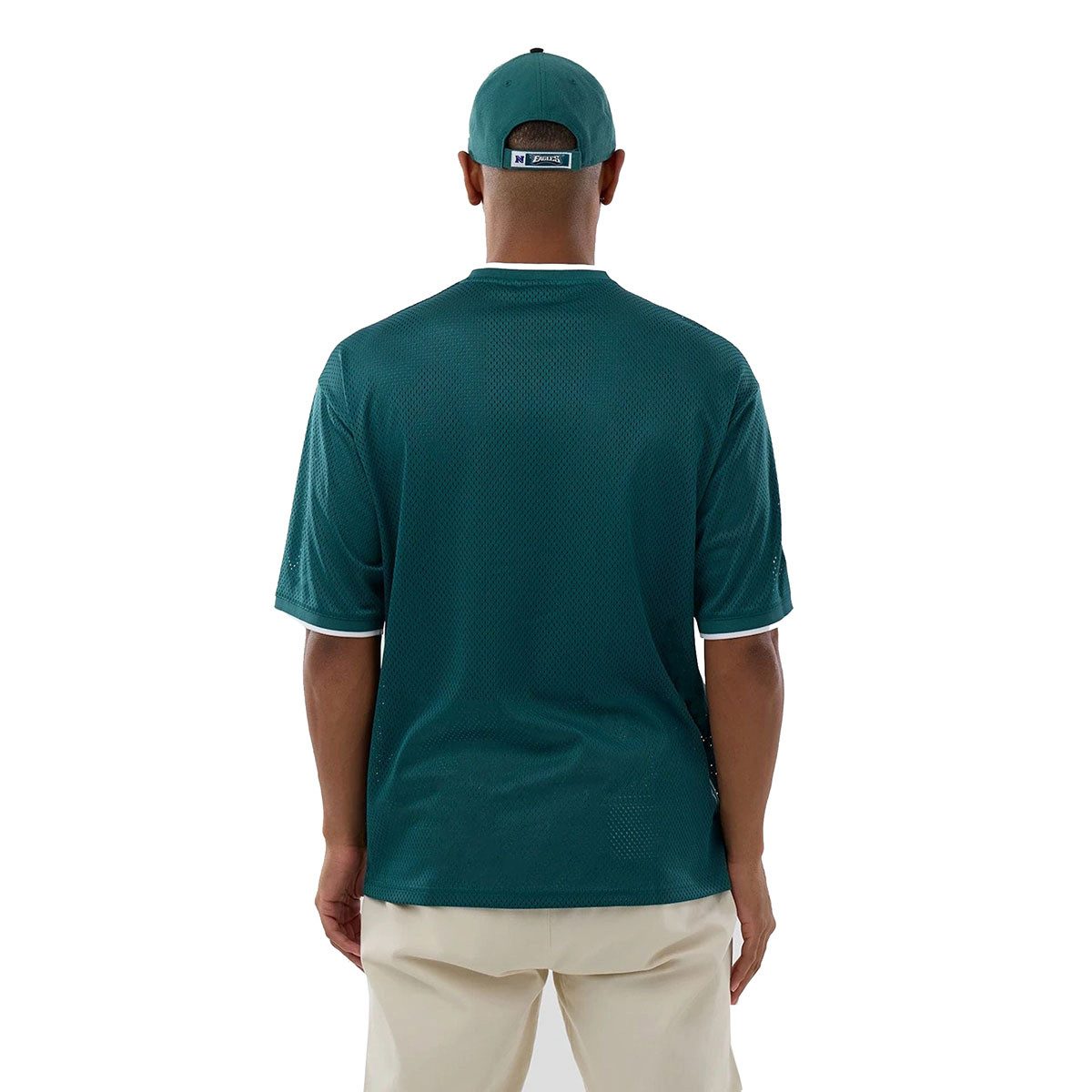 New Era T-Shirt Mesh Oversized NFL Philadelphia Eagles Logo