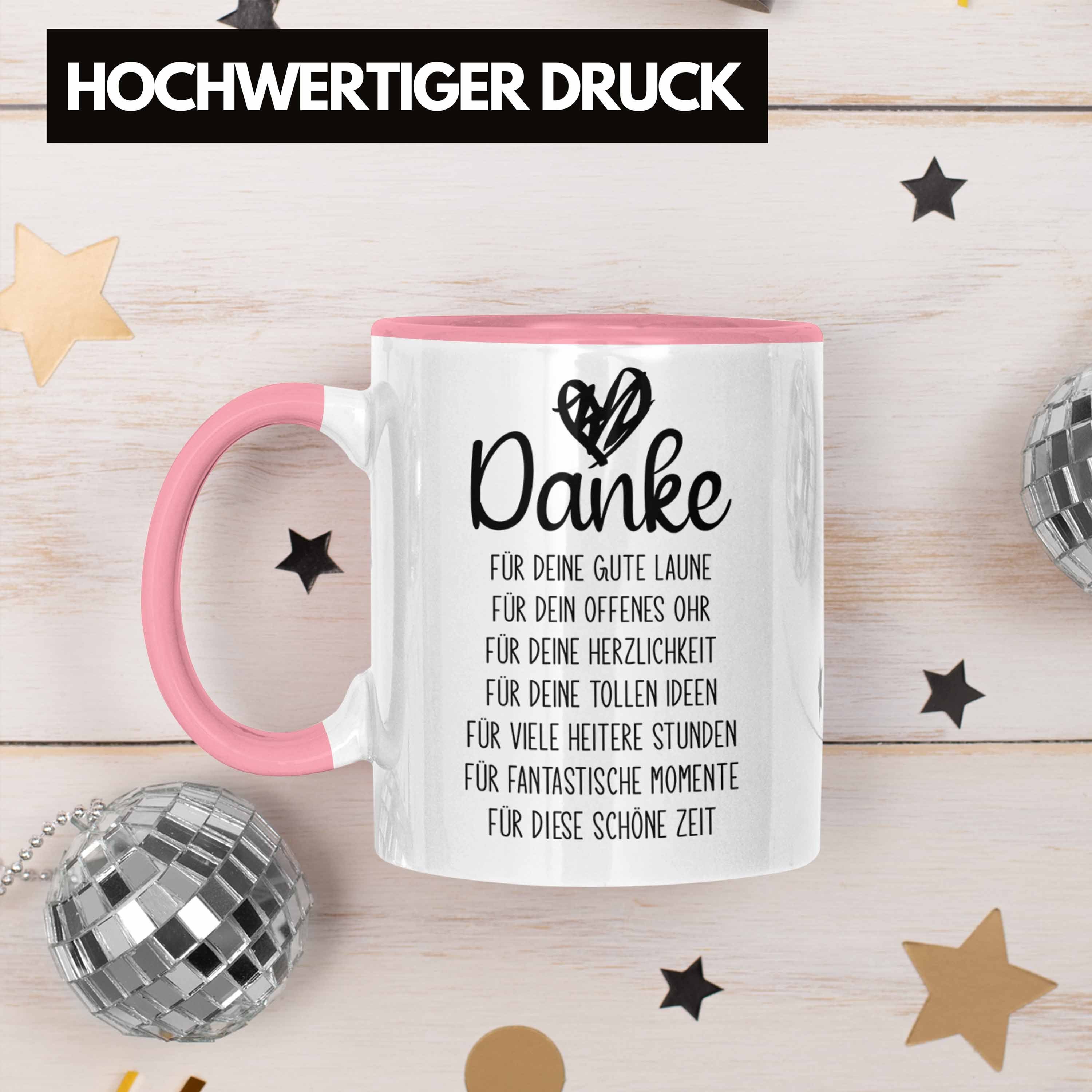 Trendation Tasse Trendation - Dankeschön Tasse Geschenk Danke Sagen Danke für Die Gute