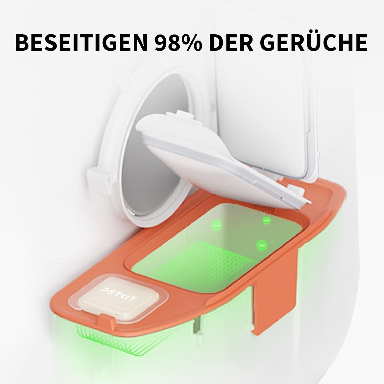 PETKIT Katzentoilette PETKIT – Pura Max 2 Selbstreinigende Katzentoilette, 76L