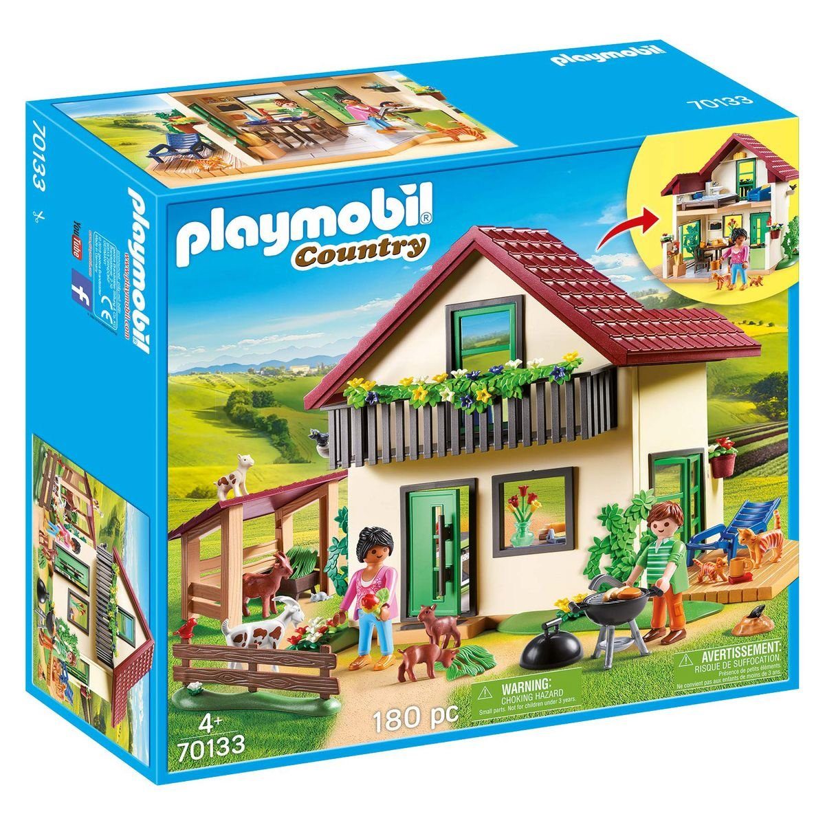 Playmobil® Spielwelt »PLAYMOBIL® 70133 - Country - Bauernhaus«