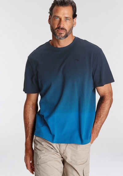 Man's World T-Shirt mit Farbverlauf in Pique´Qualität