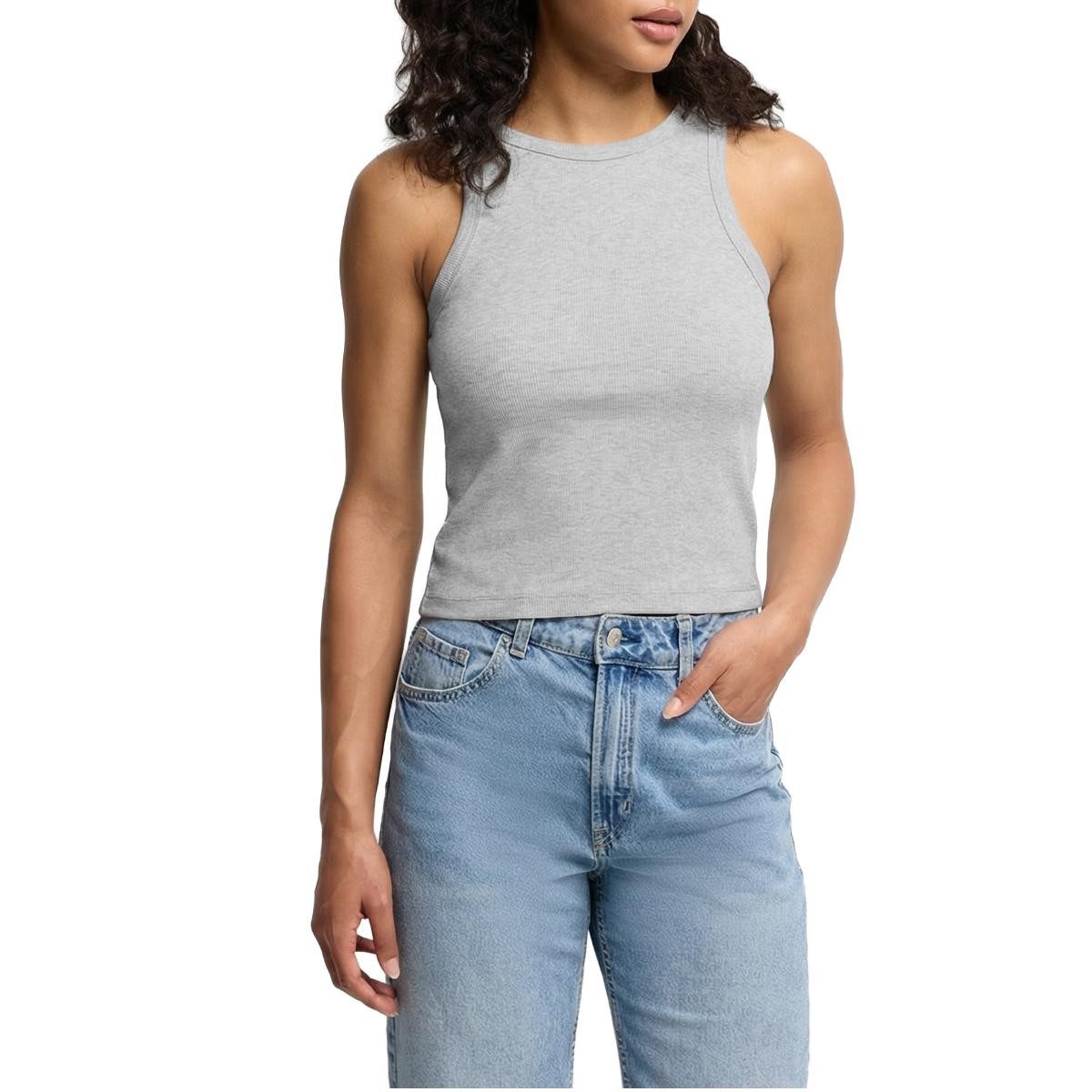 Spreadshirt T-Shirt Hello Kitty Mit Schriftzug Graffiti Stil Cropped Frauen Organic Tank T (1-tlg)