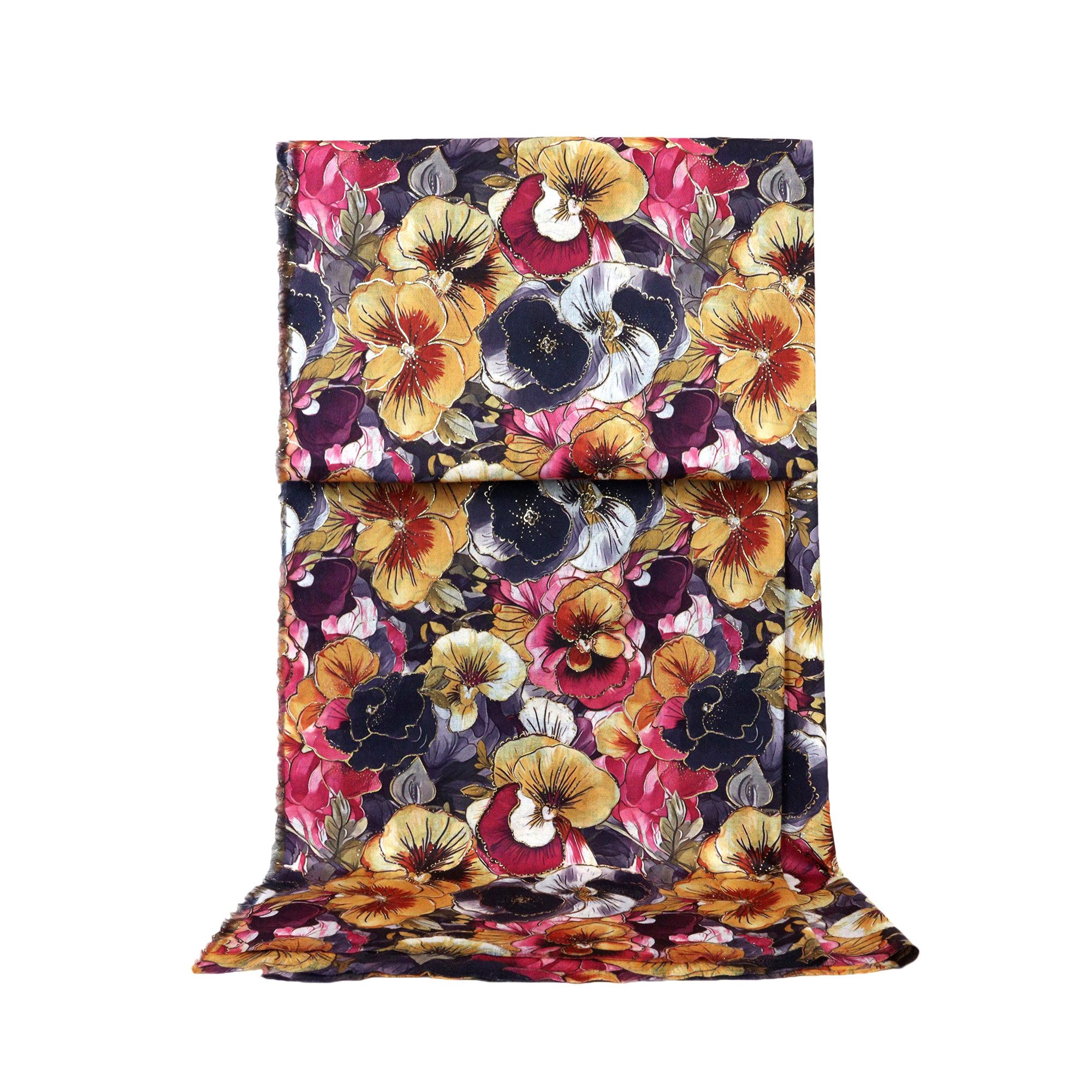 ZEBRO Modeschal Schal Stiefmütterchen günstig online kaufen