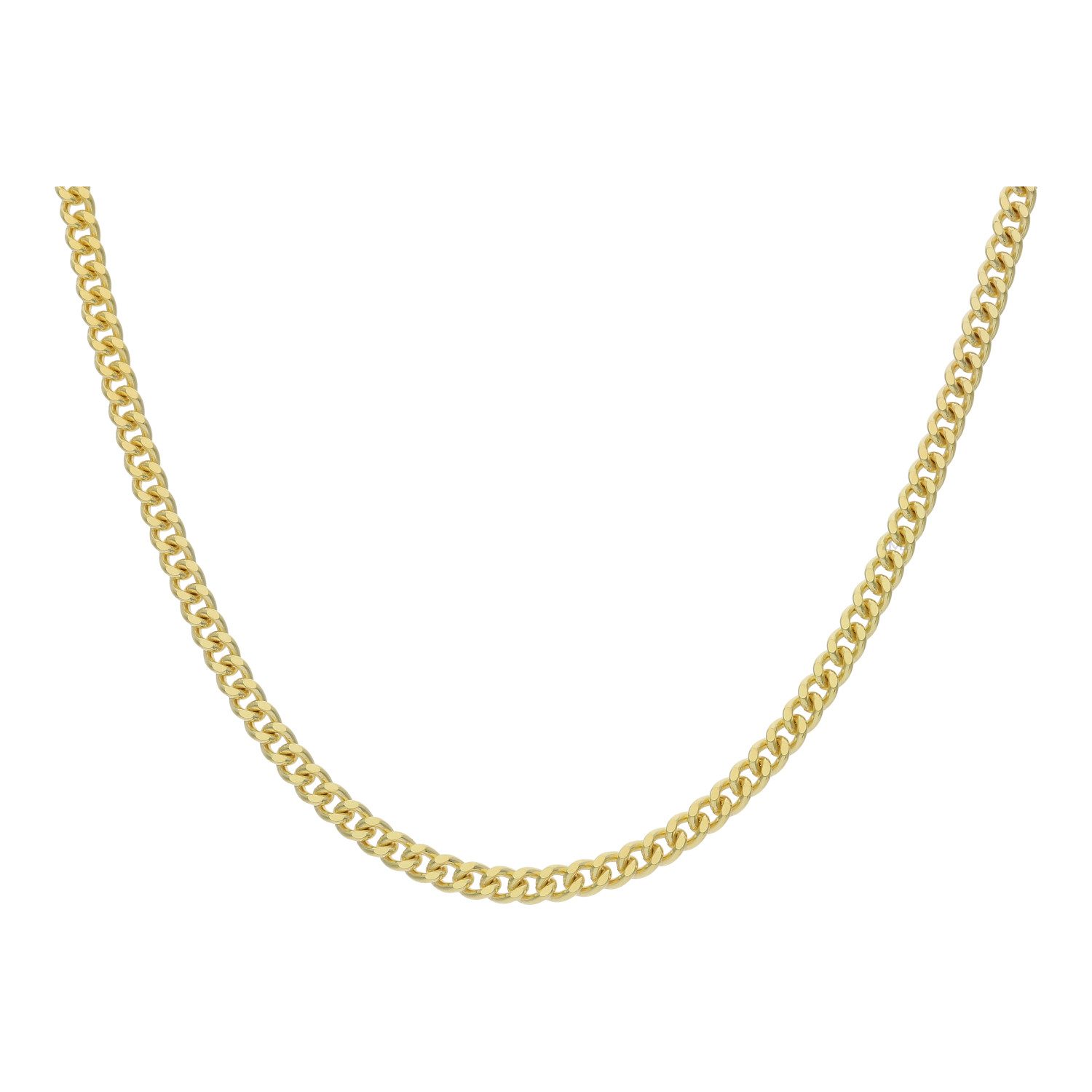 JuwelmaLux Goldkette Goldkette Panzer 333 Breite 2,1 mm Made in Germany JL48-05-0166 (1-tlg)